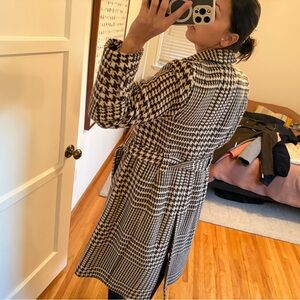 JCrew Houndstooth Coat